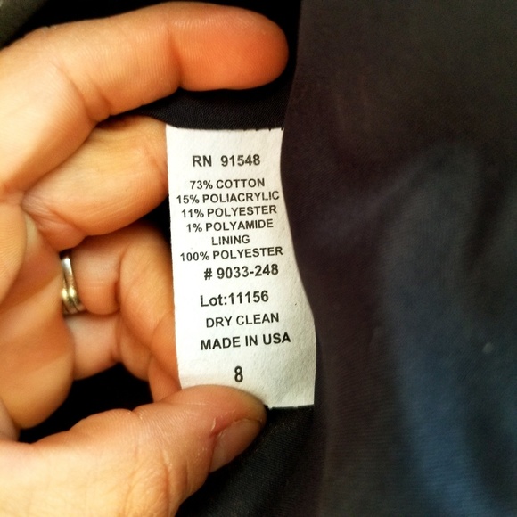 Nell Striped Blazer size Eight - Picture 5 of 8